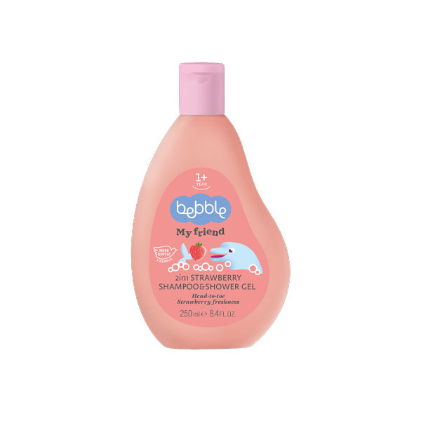 Bebble My Friend 2 in 1 Shampoo & Shower Gel Strawberry 250ml